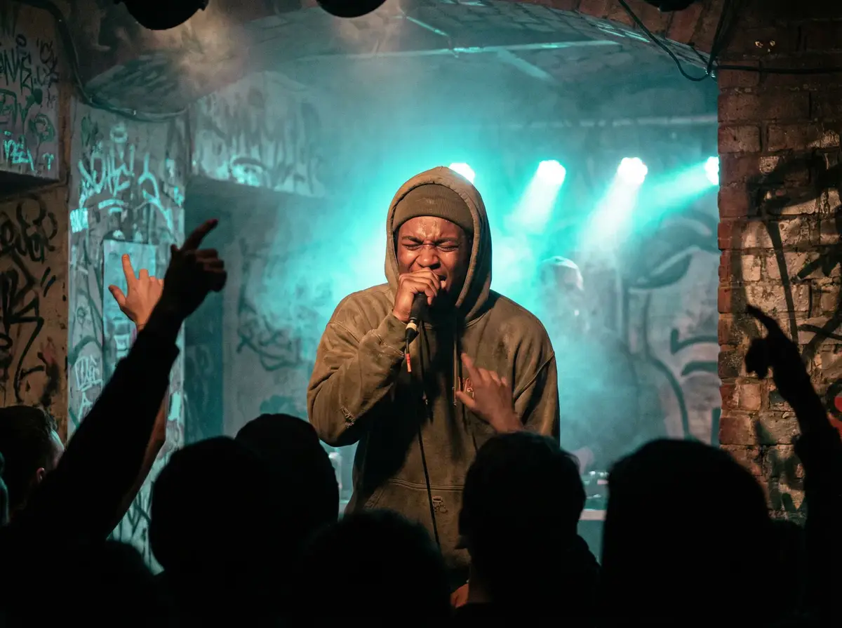 漫蛙漫画(网页直接入口) - 地下说唱表演